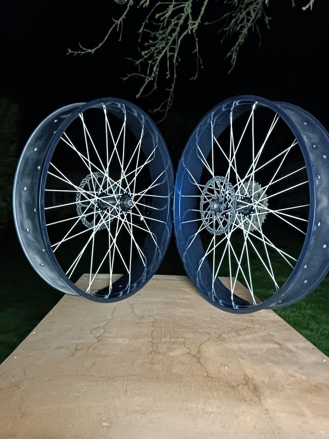 Larges roues de vélo pour fatbike